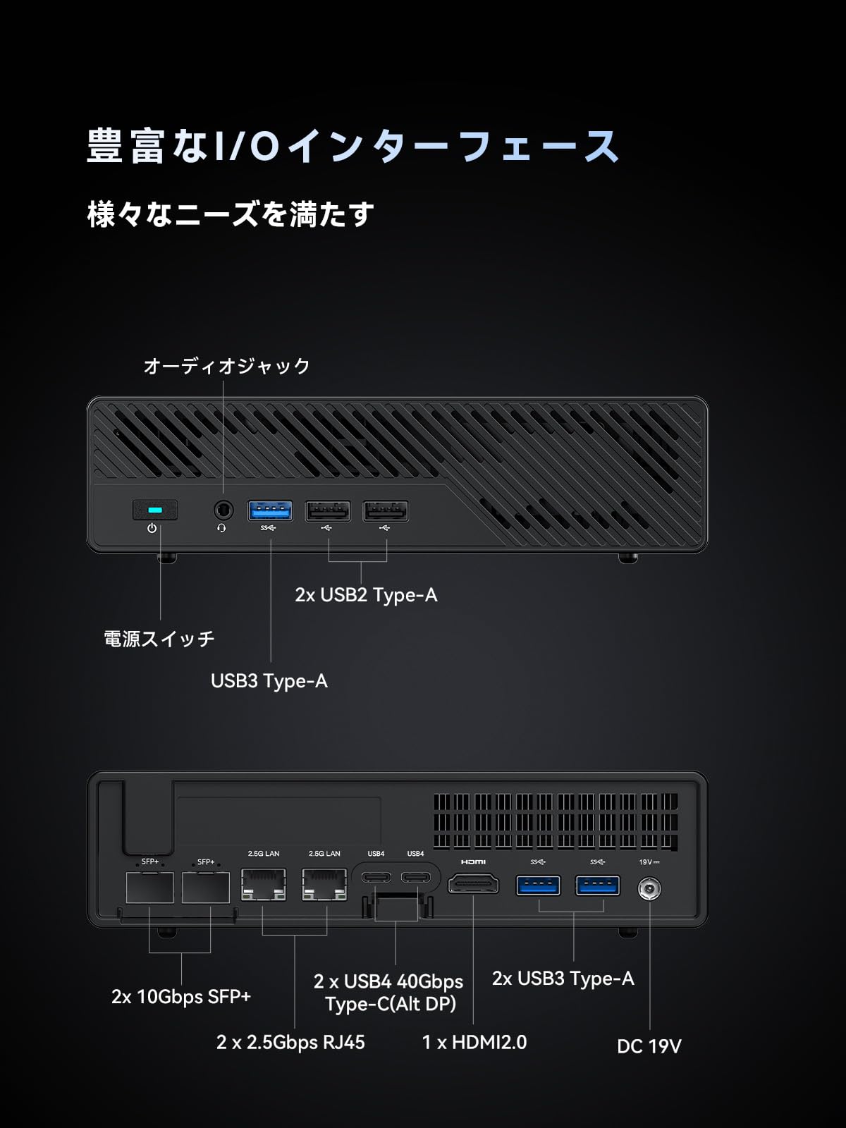 Amazon.co.jp: MINISFORUM MS-01 S1260ミニPC、インテル Core i5